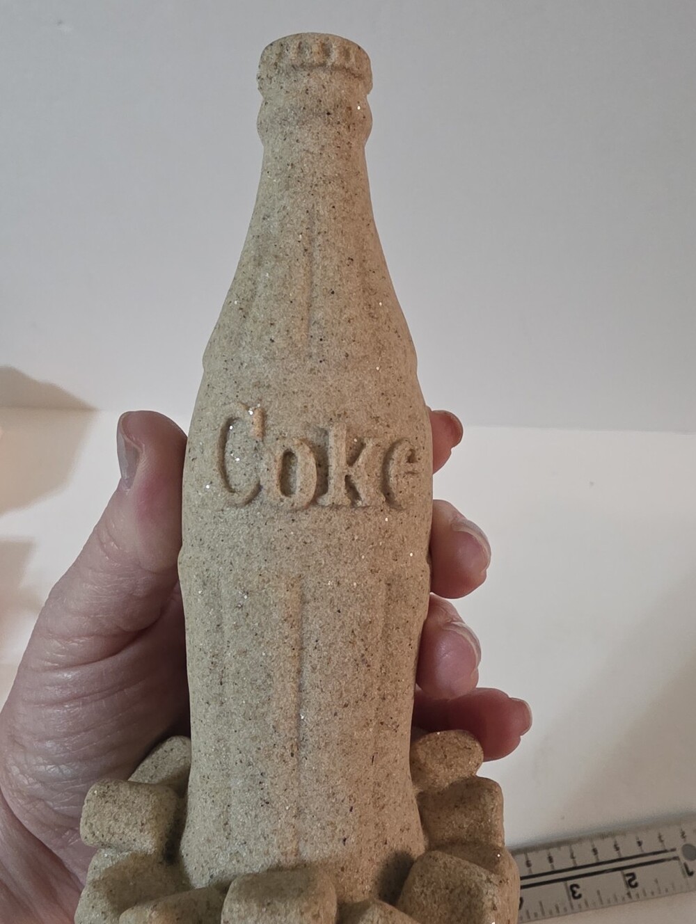 Coca Cola Sand Sculpture Of Traditional Bottle 1991 - Picture 6 of 9